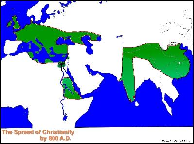 8th Century Map