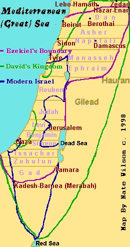 Comparison of Israeli National Borders