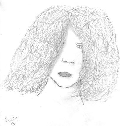 Portrait of Maggie by 13yo Betsy